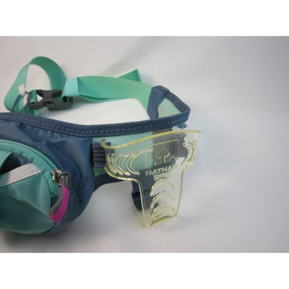 Nathan Fanny Pack Green Belt Water Bottle Holder Running Hiking (No Bottles) - Picture 2 of 7